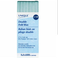 Double Fold Bias Tape - 6mm x 3.7m - Silver