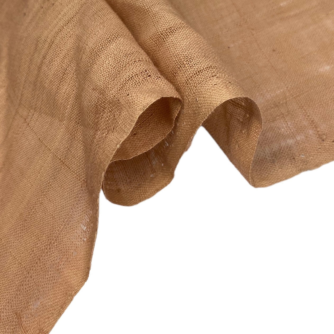 Slubbed Cotton Gauze - Brown