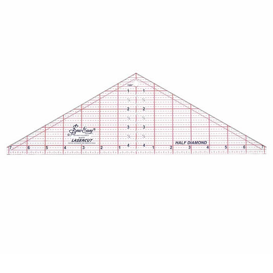 Half Diamond Ruler - 4 1/2” x 14 1/4”