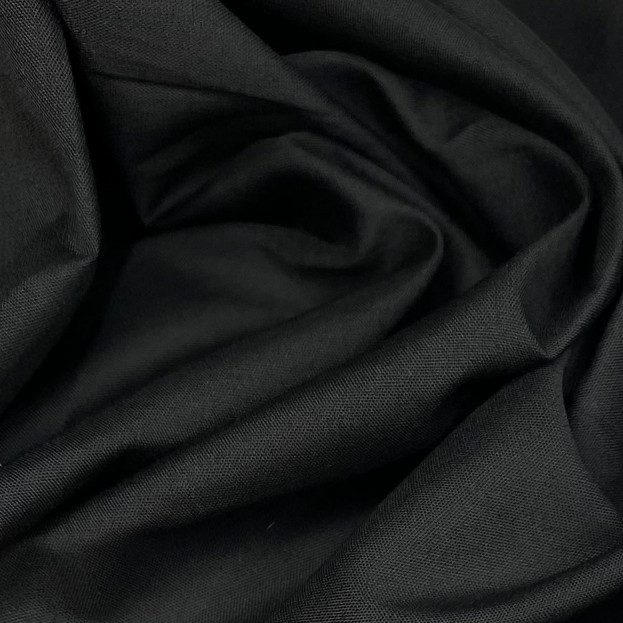 Polyester/Cotton Broadcloth - 60” - Black