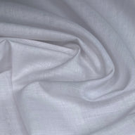 Cotton/Polyester Voile - White