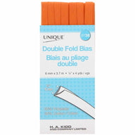 Double Fold Bias Tape - 6mm x 3.7m - Silver