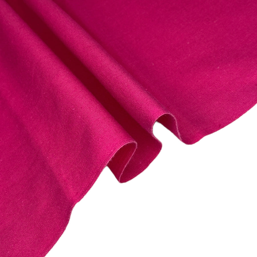 Slubbed Crosshatch Cotton - 4oz - Fuchsia