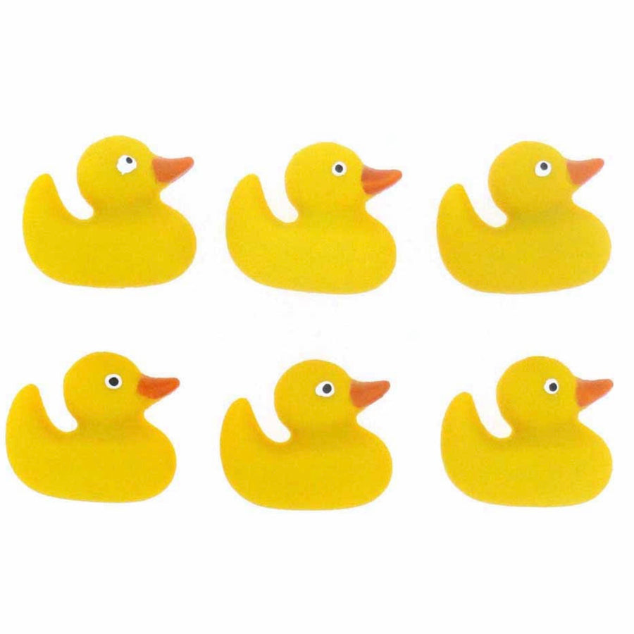 Novelty Buttons - Ducks - 6pcs