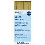 Double Fold Bias Tape - 6mm x 3.7m - Silver