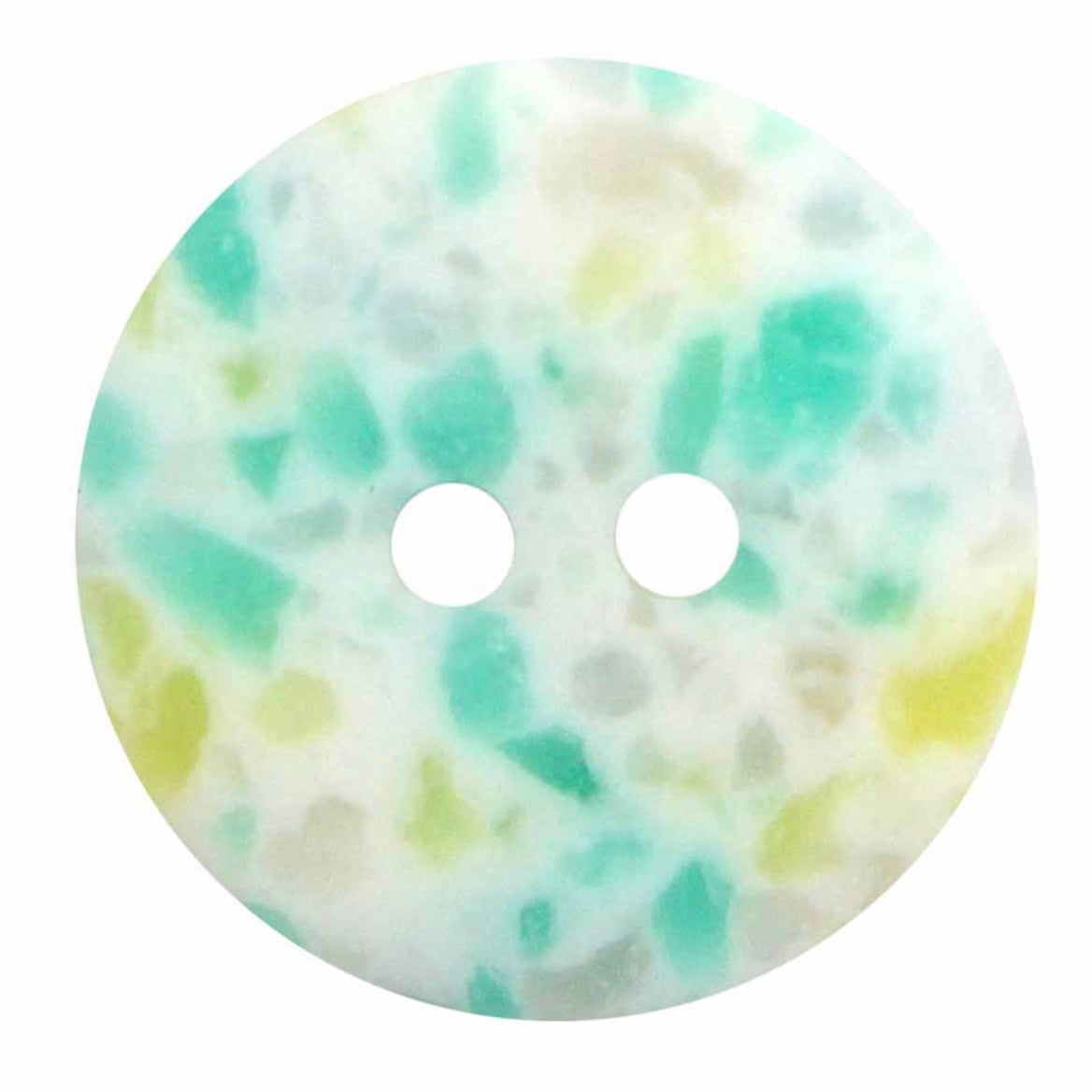 Novelty 2-Hole Button - Multi Colour - 11mm - 5pcs