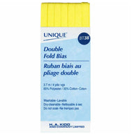 Double Fold Bias Tape - 6mm x 3.7m - Gold
