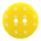 Novelty 2-Hole Button - Polka Dots - Purple - 18mm - 3pcs