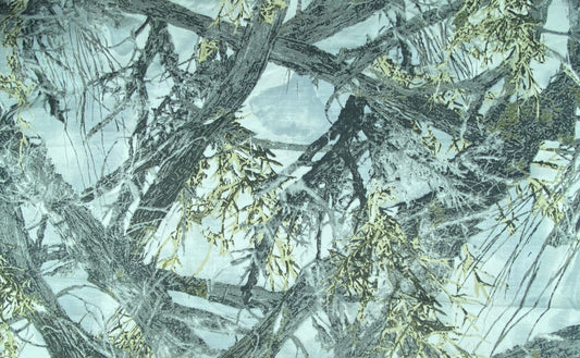 Printed Canvas - Winter Camouflage