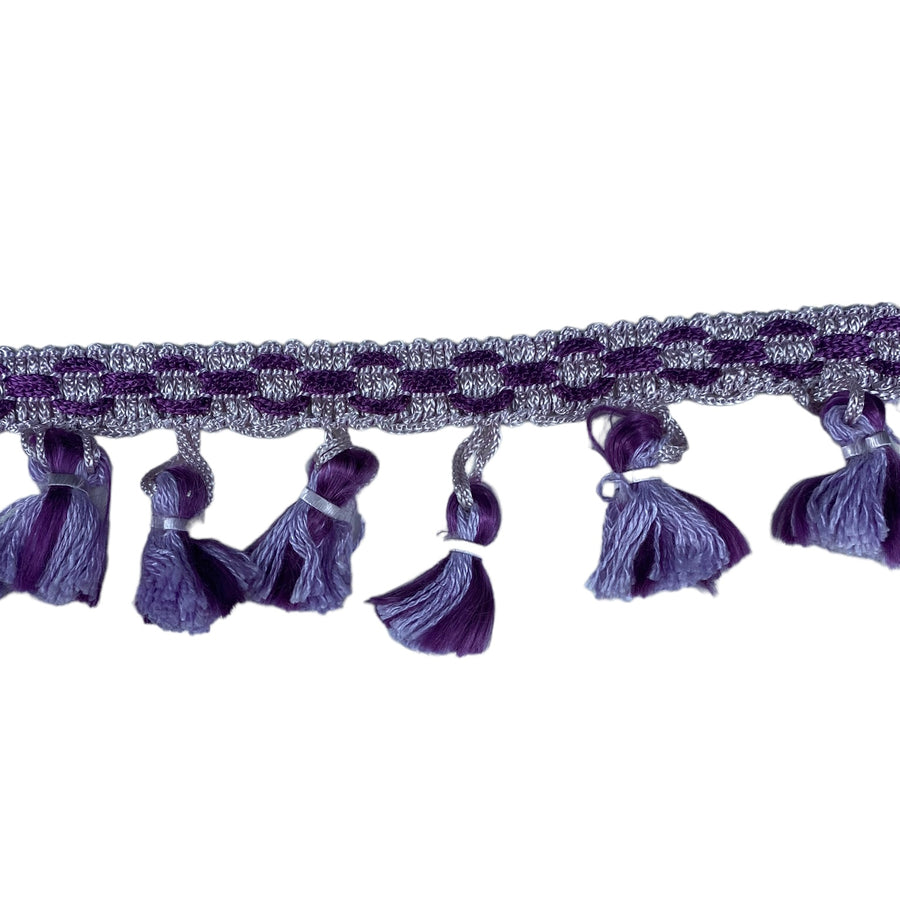 Decorative Tassel Trim - 60mm - Purple