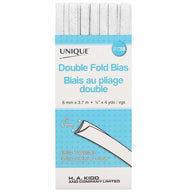 Double Fold Bias Tape - 6mm x 3.7m - Gold