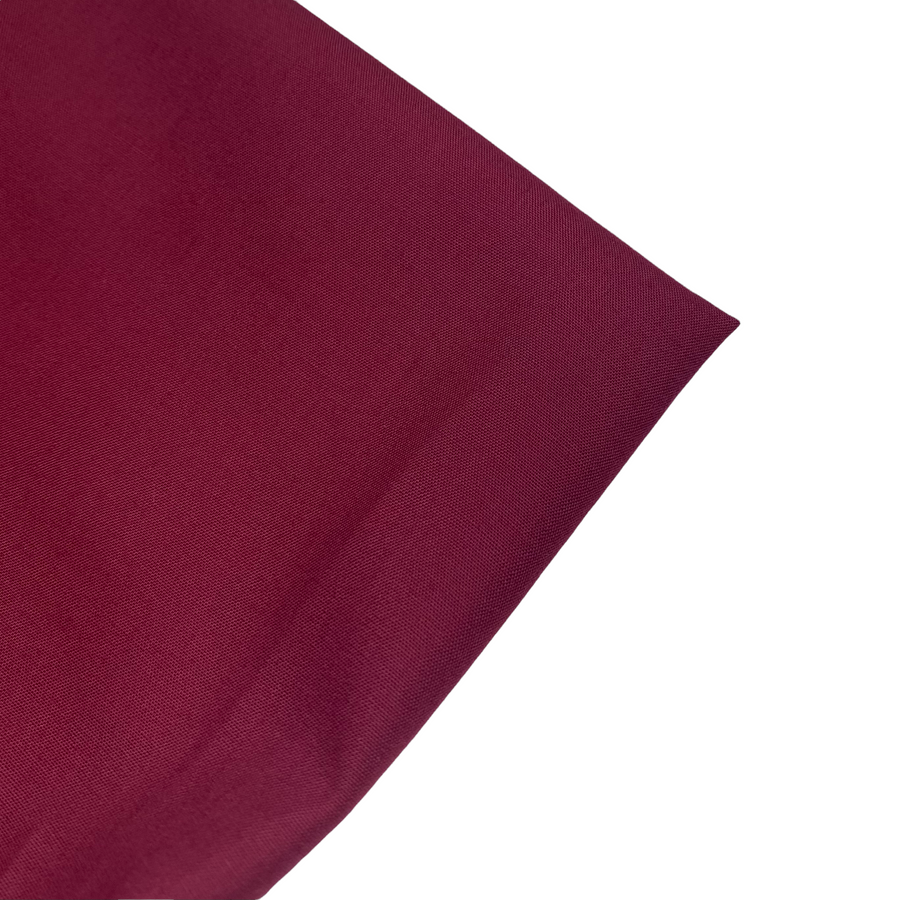 Poly/Cotton Broadcloth 44” - Burgundy