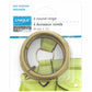 Metal Round Rings - 38mm (1 1/2″) - Gold - 4 pcs.