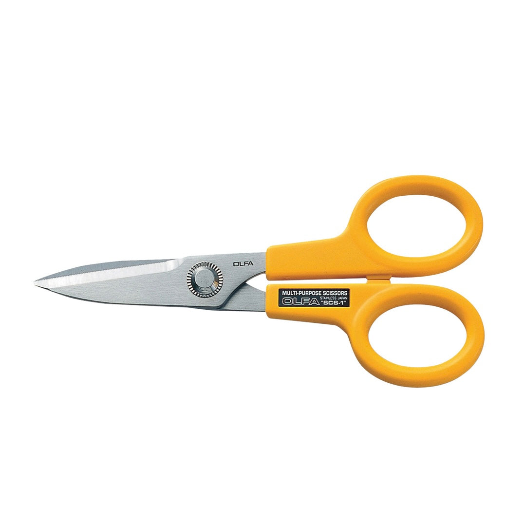 Stainless Steel Serrated Scissors - Olfa - 5″