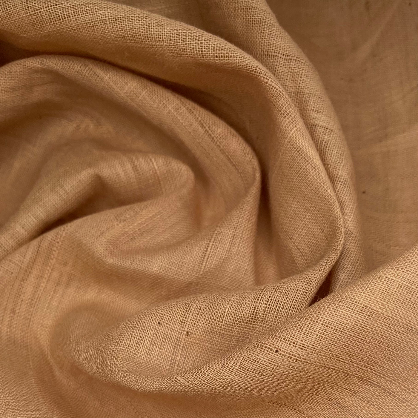 Slubbed Cotton Gauze - Brown