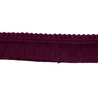 Brush Fringe Trim - 40mm - Burgundy