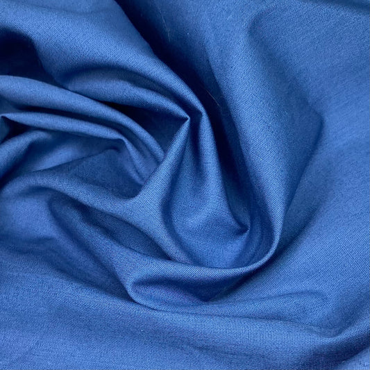 Polyester/Cotton Broadcloth - 60” - Blue