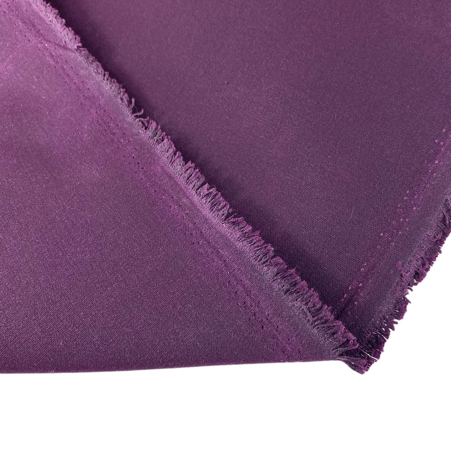 Waxed Cotton Canvas 13oz - Plum