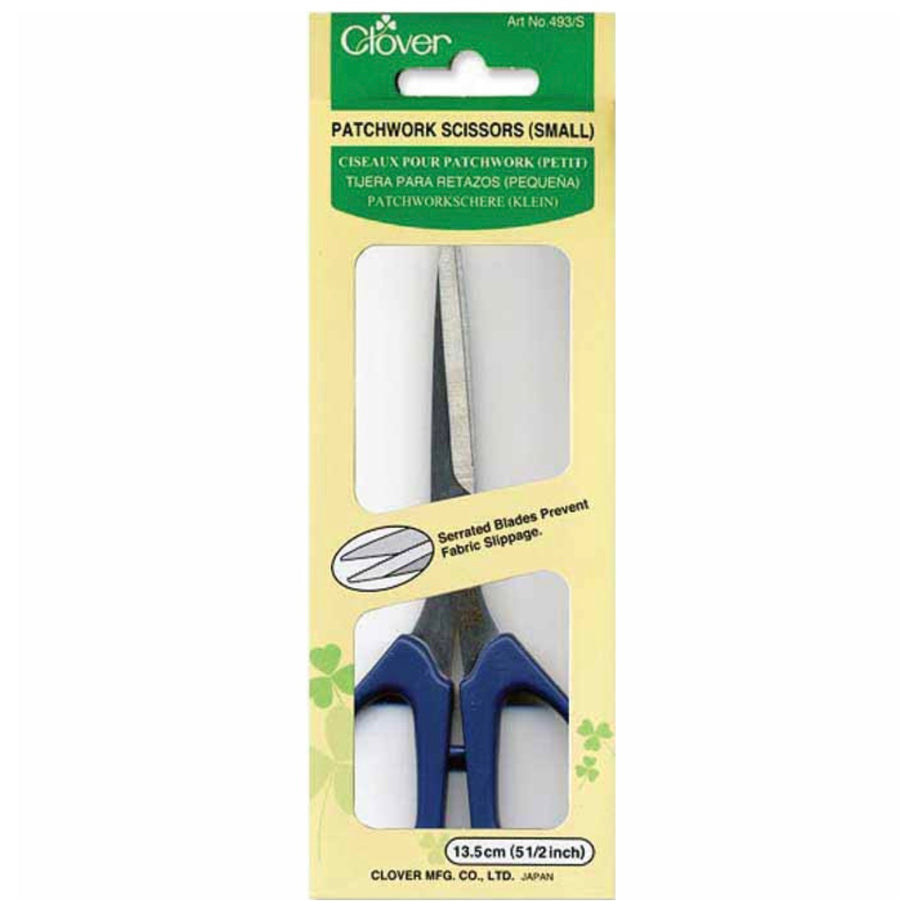 Small Patchwork Scissors - Clover