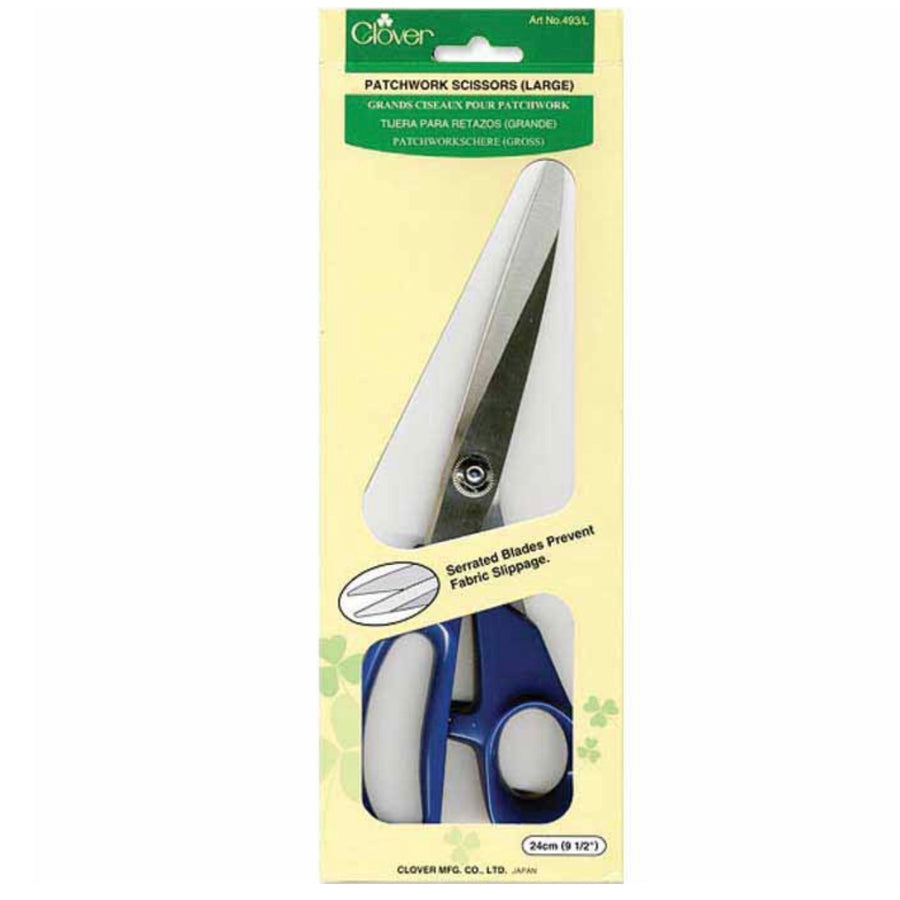 Large Patchwork Scissors - Clover