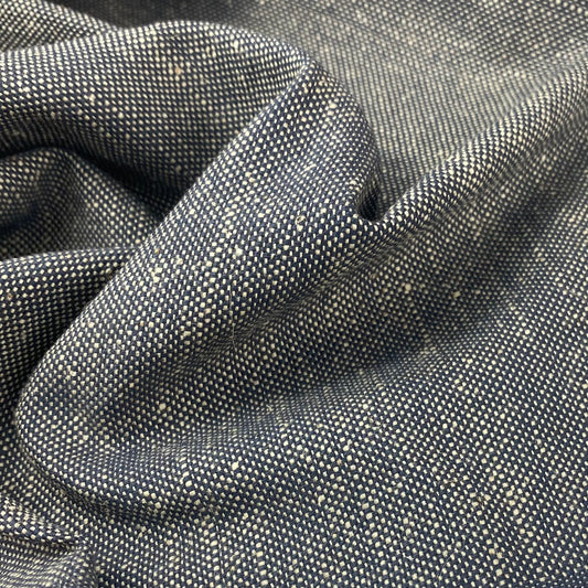 Cotton/Linen - 8oz - Beige/Navy