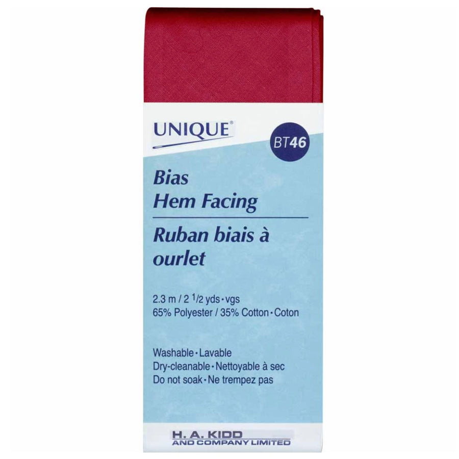 Bias Hem Facing - 50mm x 2.3m - Brick