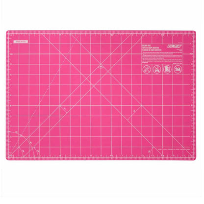Double Sided Rotary Mat - 12” x 18” - Pink