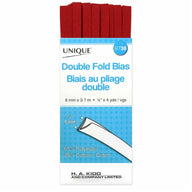 Double Fold Bias Tape - 6mm x 3.7m - Silver