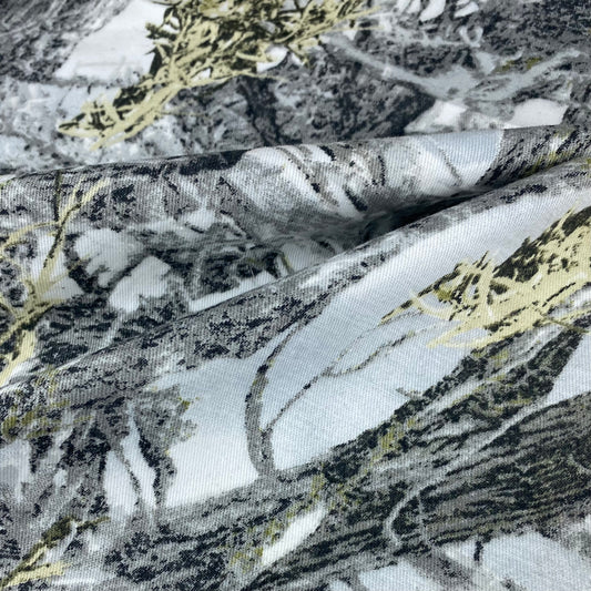 Printed Canvas - Winter Camouflage