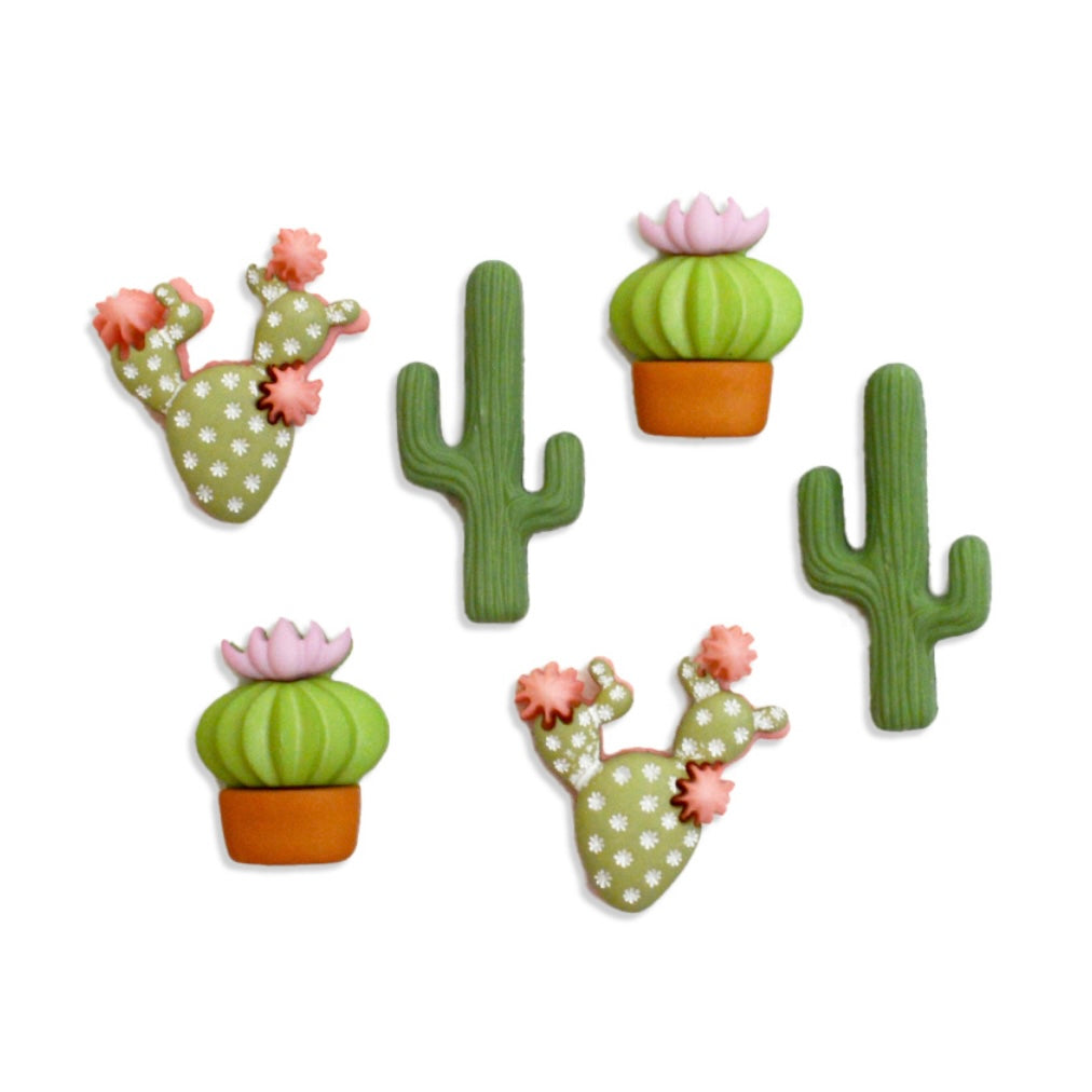 Novelty Buttons - In the Desert - 6pcs