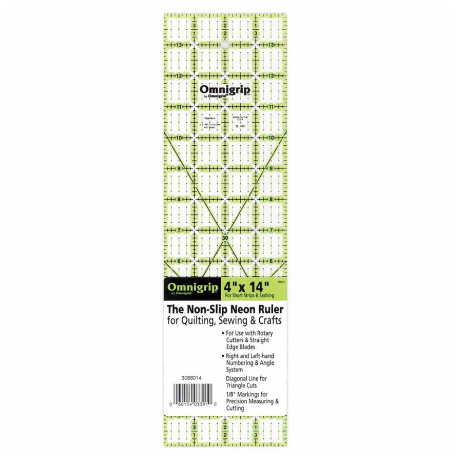 Non-Slip Ruler - 4” x 14”