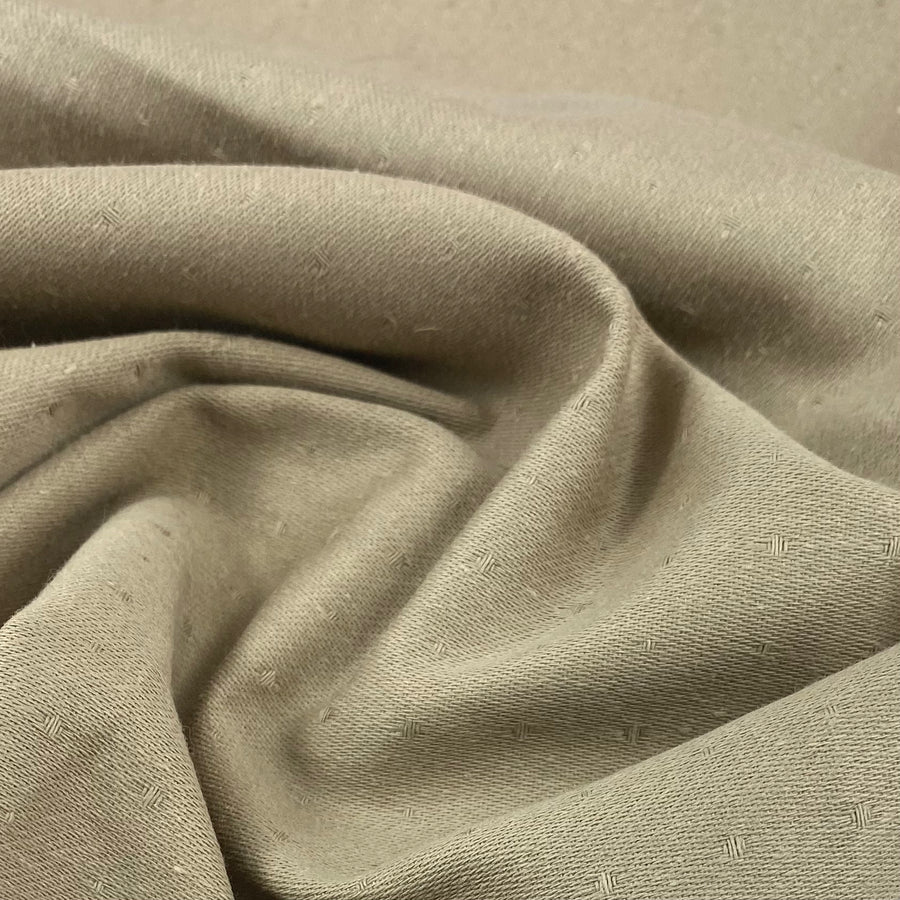 Dotted Cotton Canvas - 7oz - Brown