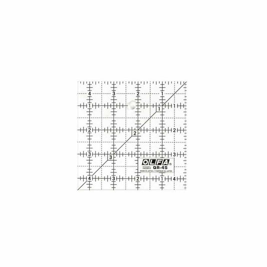 Square Frosted Acrylic Ruler - 12 1/2” x 12 1/2”