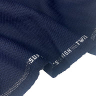 Super 100’s High Twist Wool Suiting - Remnant - Navy/Black