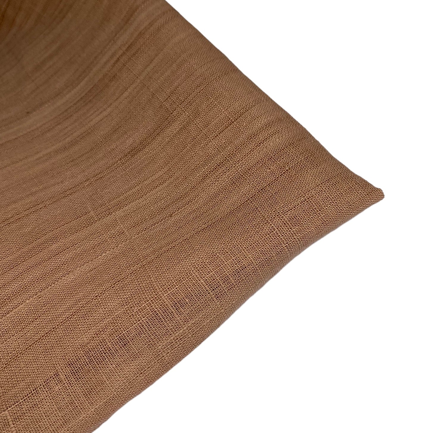 Slubbed Cotton Gauze - Brown