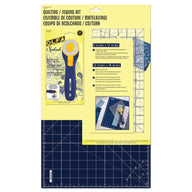 Olfa Quilting / Sewing Kit - 3pc - Navy Blue