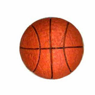 Novelty Shank Button - Basketball - 18mm - 3pcs