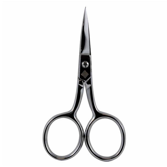 Large Ring Fine Tip Forged Steel Scissors - 4”