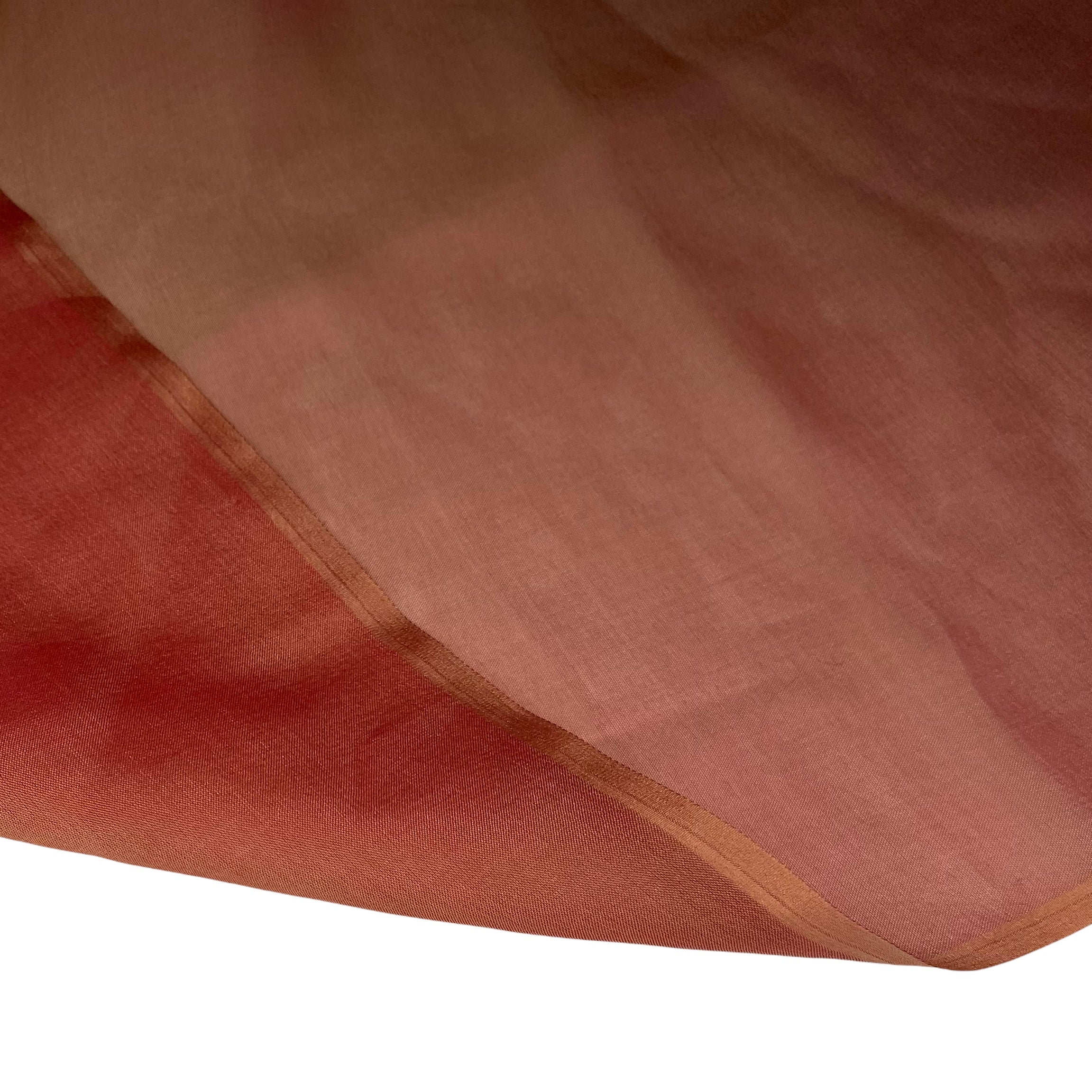 Shot Silk Chiffon - Peach/Magenta