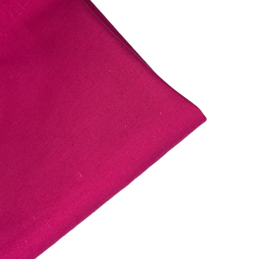 Slubbed Crosshatch Cotton - 4oz - Fuchsia