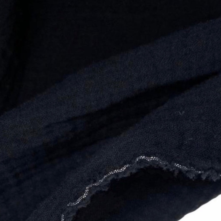 Cotton Double Gauze - Black