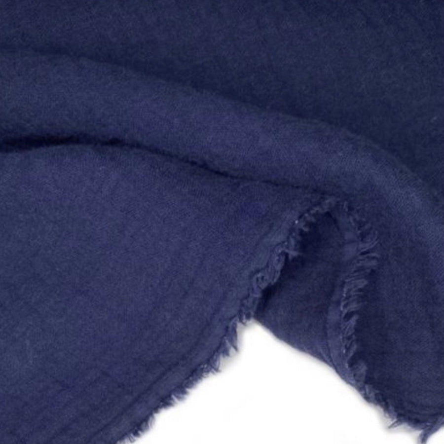 Cotton Double Gauze - Black