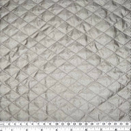 Quilted Nylon - Diamonds - Beige