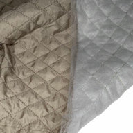 Quilted Nylon - Diamonds - Beige