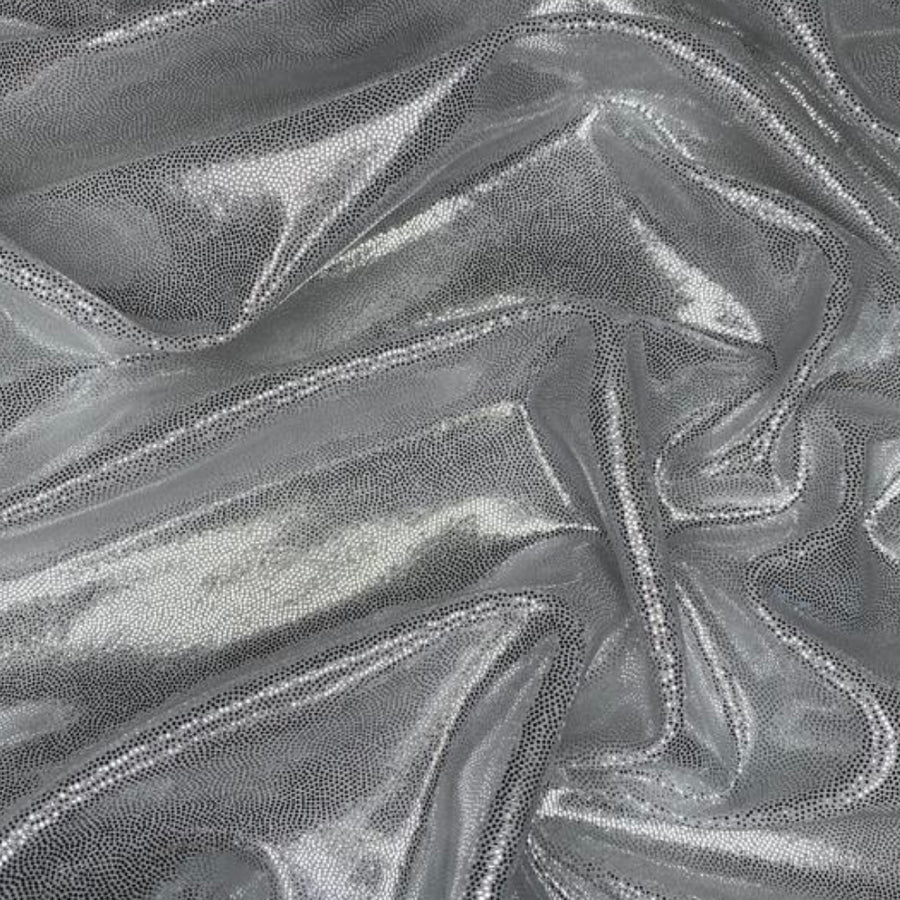 Metallic Performance Spandex - Silver
