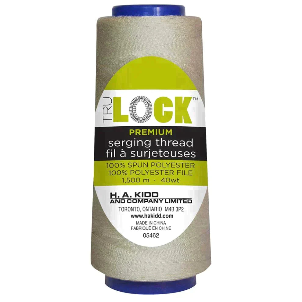 TRULOCK Serging Thread Beige 1500 m spool close up