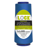 TRULOCK Serging Thread Blue 1500 m spool close up