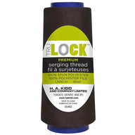 TRULOCK Serging Thread Brown 1500 m spool close up