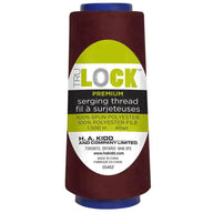 TRULOCK Serging Thread Butgundy 1500 m spool close up