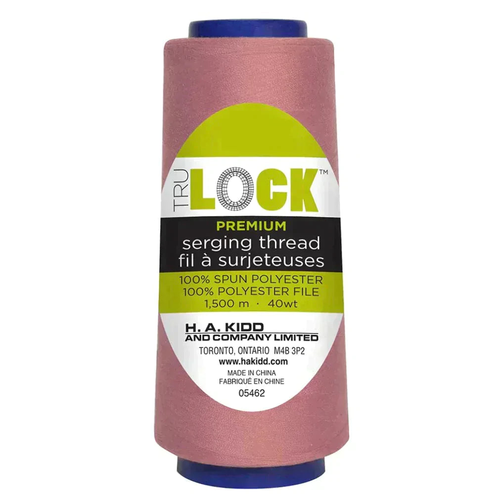 TRULOCK Serging Thread Dark Rose 1500 m spool close up